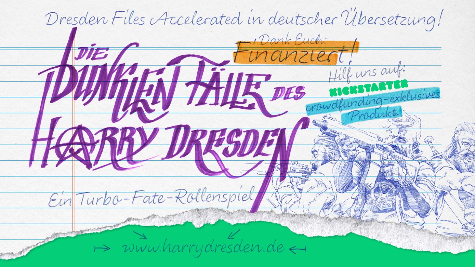 Die dunklen Fälle des Harry Dresden – Dresden Files Accelerated in deutscher Übersetzung